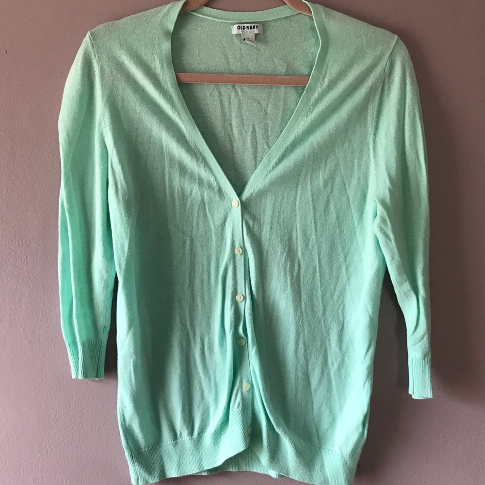 Lightweight blue cardigan